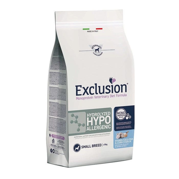 Ausschluss Monoprotein Veterinärdiät Hydrolysiertes hypoallergenes  Fisch-/Mais-Hundefutter 2kg Beutel – Farmae DE
