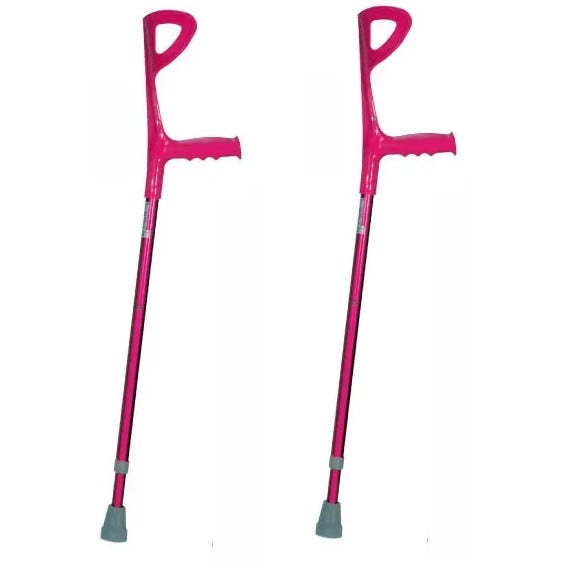 Rosa kanadische Krcken, 1 Paar  Farmae DE
