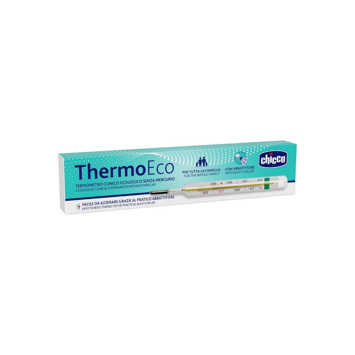 Chicco Thermo Eco Termometro In Vetro Per Neonati-4