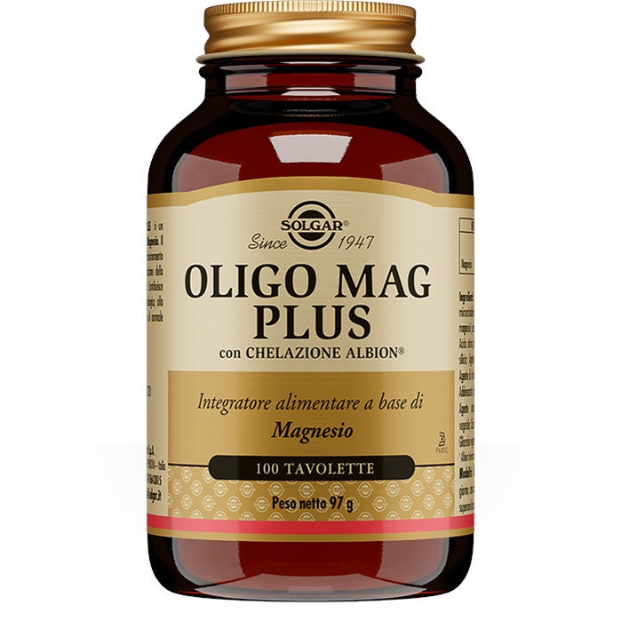 Solgar Oligo Mag Plus 100 Tavolette: Integratore Magnesio-3