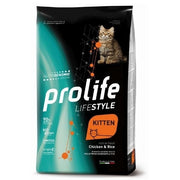 Prolife Lifestyle Pollo Fresco Disossato E Riso Cibo Secco Per Gattini Sacco 7kg-2