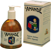 L'Amande Marseille Sapone Intimo 100% Vegetale 300ml  - 1