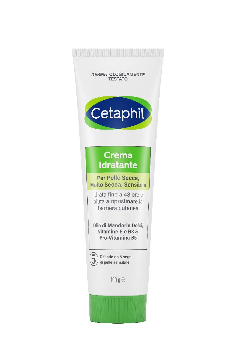 Cetaphil Crema Idratante Pelle Secca Viso E Corpo 100g-2