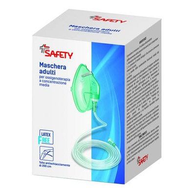 MASCHERA OSSIGENOTERAPIA C/TUB  - 1