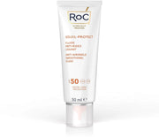 Roc Fluido Solare Viso Anti-Rughe Levigante SPF50+ 50ml  - 1