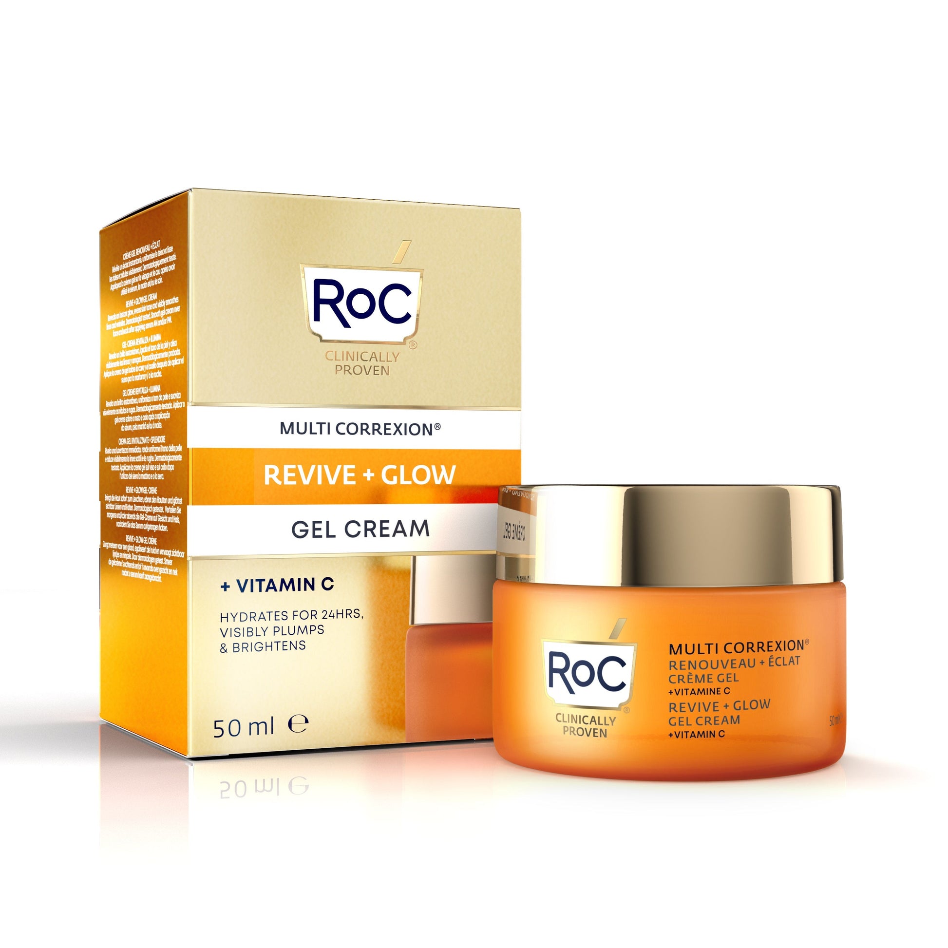 Roc Multi Correxion Revive&Glow Crema Viso Gel Illuminante 50ml  - 5
