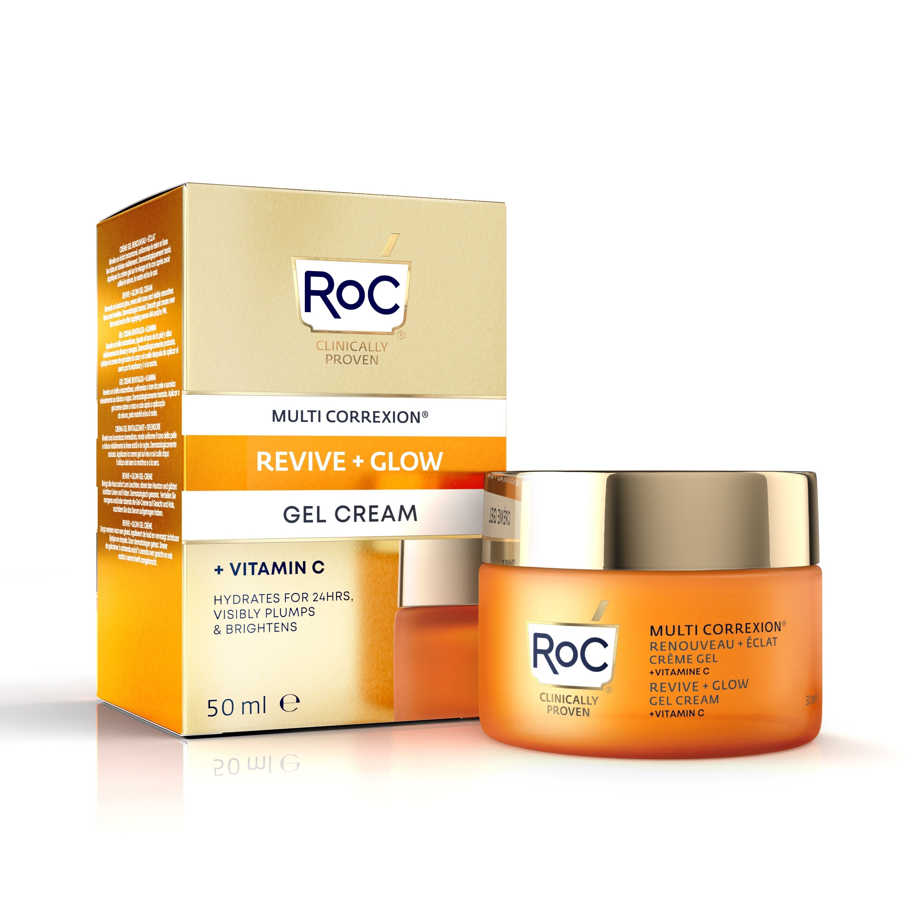 Roc Multi Correxion Revive&Glow Crema Viso Gel Illuminante 50ml  - 5