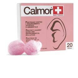 Calmor Tappi Auricolari Cera 20 Pezzi-2