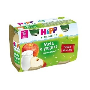 Hipp Bio Omogeneizzato Mela Yogurt 5M+ 2x125g  - 1