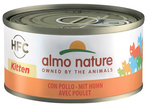 Almo Nature HFC Kitten Cibo Umido Con Pollo Per Gattini Lattina 70g-1