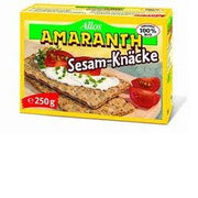 Allos Crackers Integrali Di Segale Ed Amaranto Con Sesamo Senza Lievito 250g-1