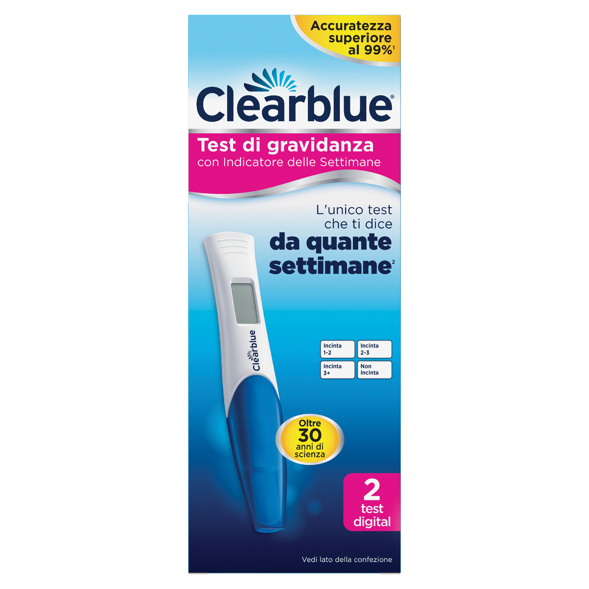 Clearblue Test Di Gravidanza Con Indicatore Delle Settimane 2 Test-9