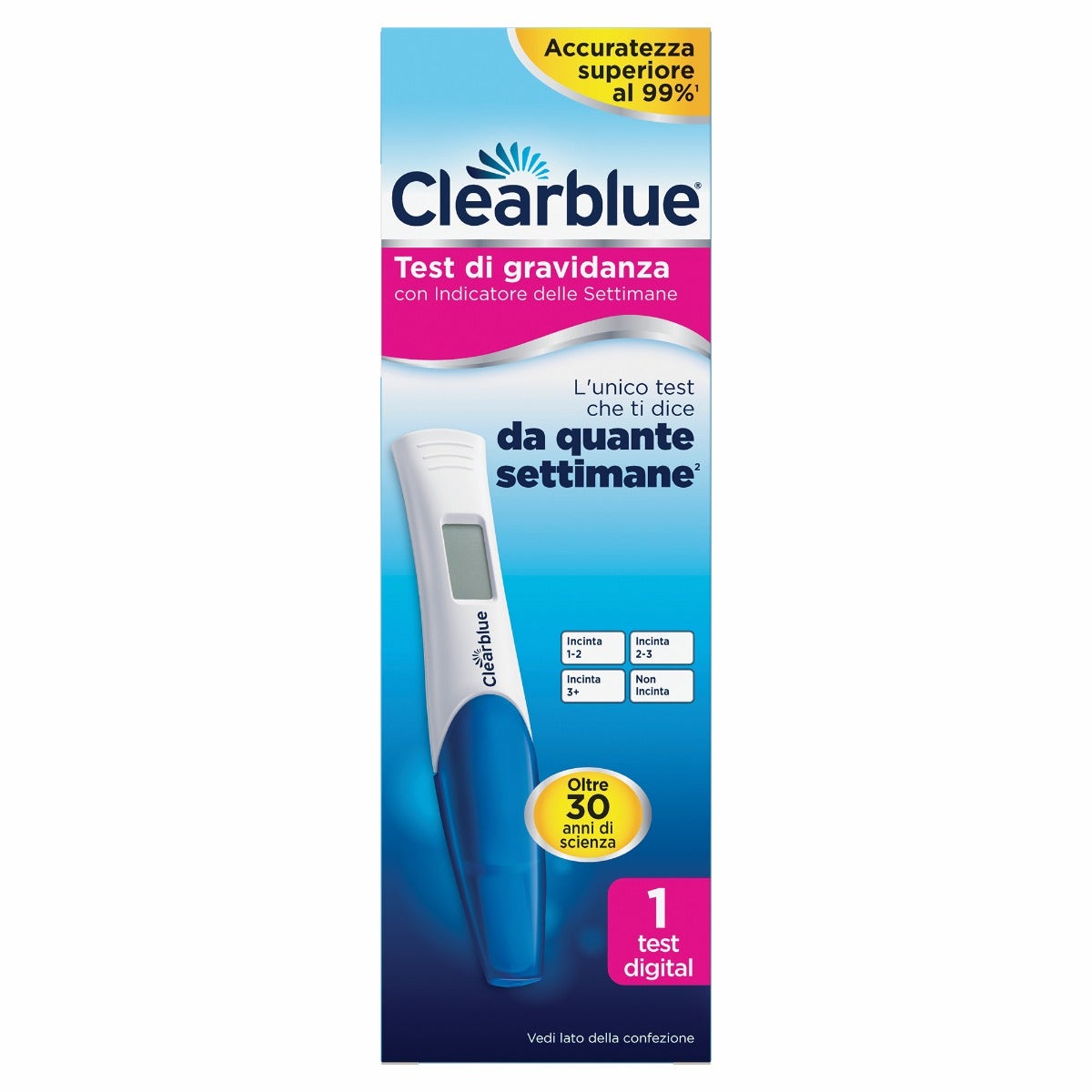 Clearblue Digital Indicatore Di Concepimento Test Gravidanza Digitale 1 Pezzo-2