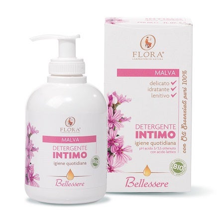 Flora Bellessere Malva Detergente Intimo Bio 250ml-2