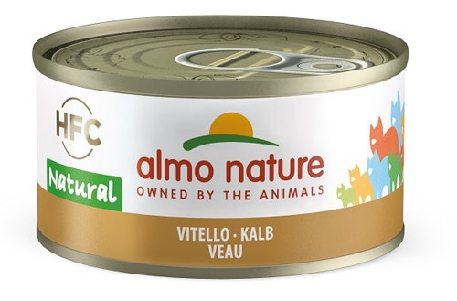 Almo Nature HFC Natural Umido Al Vitello Per Gatti Adulti Lattina 70g-1
