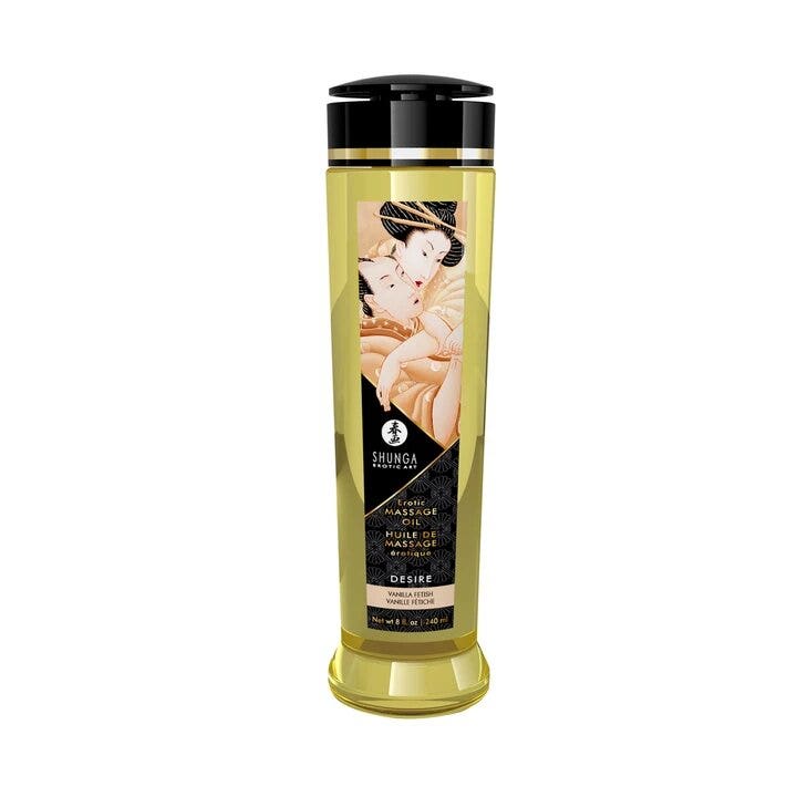 Shunga Olio da Massaggio Erotico Vaniglia 240ml-1