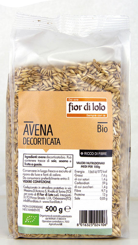 Fior Di Loto Avena Decorticata Bio 500g-2