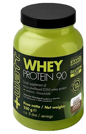 +Watt Whey Protein 90 Polvere Gusto Cacao 250g-2