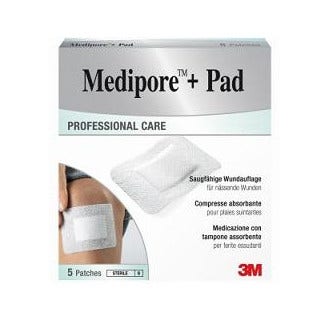 Mediopore+Pad Medicazione 10x15cm 5 Pezzi  - 2