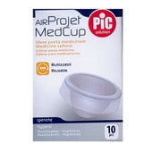 Pic Solution Air Projet Med Cup Sfere Porta Medicinale 10 Pezzi  - 1