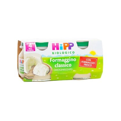 Hipp Bio Omogeneizzato Formaggino Classico 2x80g 4 Mesi +  - 2
