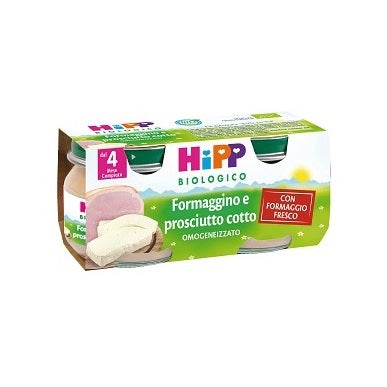 Hipp Bio Omogeneizzato Formaggino Prosciutto 2x80g 4 Mesi +  - 2