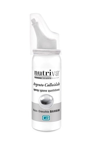 Nutriva Argento Colloidale Spray Naso E Orecchio Bambini 30ml  - 1