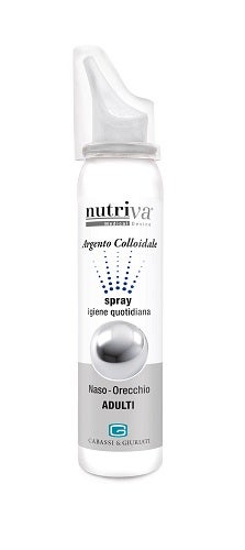 Nutriva Argento Colloidale Spray Naso E Orecchio Adulti 100ml  - 1