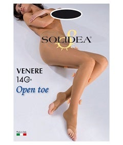 Solidea Venere Collant 140 Denari Punta Aperta Colore Nero Taglia 1 - S-1