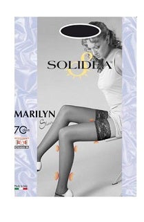Solidea Marilyn 70 Sheer Calze Autoregenti Sabbia Taglia 3  - 1