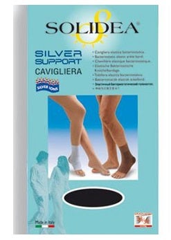 Solidea Silver Support Ankle Cavigliera Colore Bianco Taglia 3 - M/L-1
