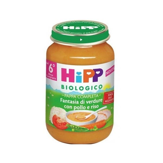 Hipp Bio Fantasia Verdure Con Pollo E Riso 190g 6 Mesi +  - 2