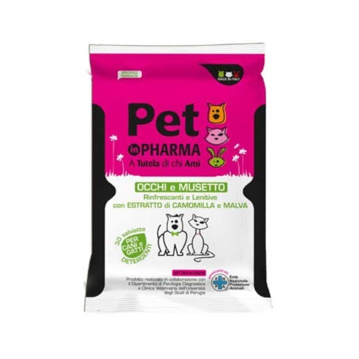 Pet In Pharma Salviette Occhi Musetto 30 Pezzi  - 2