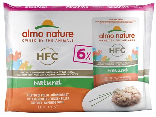 Almo Nature HFC Natural Megapack Cibo Umido Filetto Di Pollo Per Gatti Adulti 6x55g-2