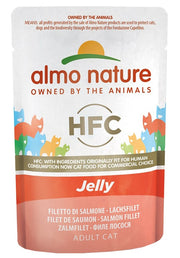 Almo Nature HCF Jelly Cibo Umido Filetto Di Salmone Per Gatti Adulti Bustina 55g-2