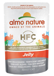 Almo Nature HCF Classic Jelly Tonno Con Acciughine Cibo Umido Per Gatti Adulti Busta 55g-2