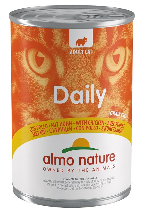 Almo Nature Daily Menu Cibo Umido Pollo Gatti Adulti Scatoletta 400g-2