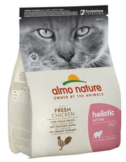 Almo Nature Holistic Kitten Pollo Fresco E Riso Cibo Secco Per Gattini Sacco 2kg-2