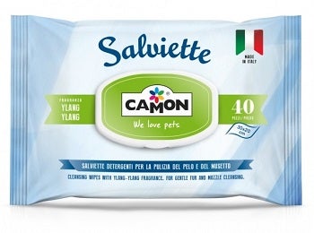 Camon Salviette Ylang-Ylang Per Cani/Gatti 40 Pezzi-2