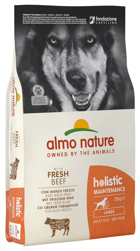 Almo Nature Holistic Maintenance Crocchette Manzo Cani Adulti Taglia Grande Sacco 12kg-1