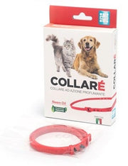 Collare' Collare Cani E Gatti Azione Profumante Con Olio Di Neem Colore Rosso-2