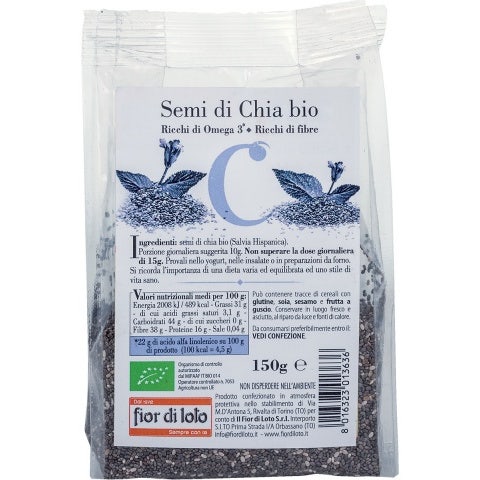 Fiori Di Loto Semi Di Chia Bio 150g  - 2