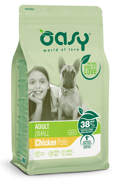 Oasy Dry Cane Adult Small Pollo Sacco 3kg-1