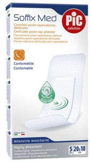 Pic Soffix Med Cerotti Antibatterici 10x20cm 5 Pezzi  - 1