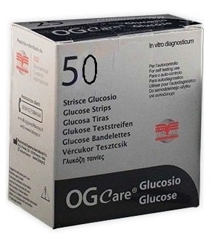 Ogcare Strisce Misurazione Glicemia 50 Pezzi  - 1