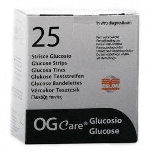 Ogcare Strisce Misurazione Glicemia 25 Pezzi  - 1