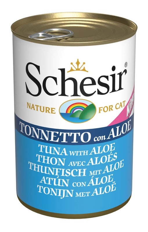 Schesir Tonnetto Con Aloe Cibo Umido Per Gattini Lattina 140g-2