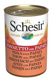 Schesir Tonnetto Con Papaya Cibo Umido Gatti Adulti Lattina 140g-2