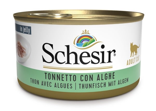 Schesir Tonnetto Con Alghe Cibo Umido Gatti Adulti Lattina 85g-2