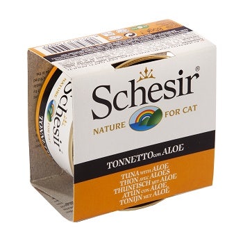 Schesir Tonnetto Con Aloe Cibo Umido Gatti Adulti Lattina 85g-2